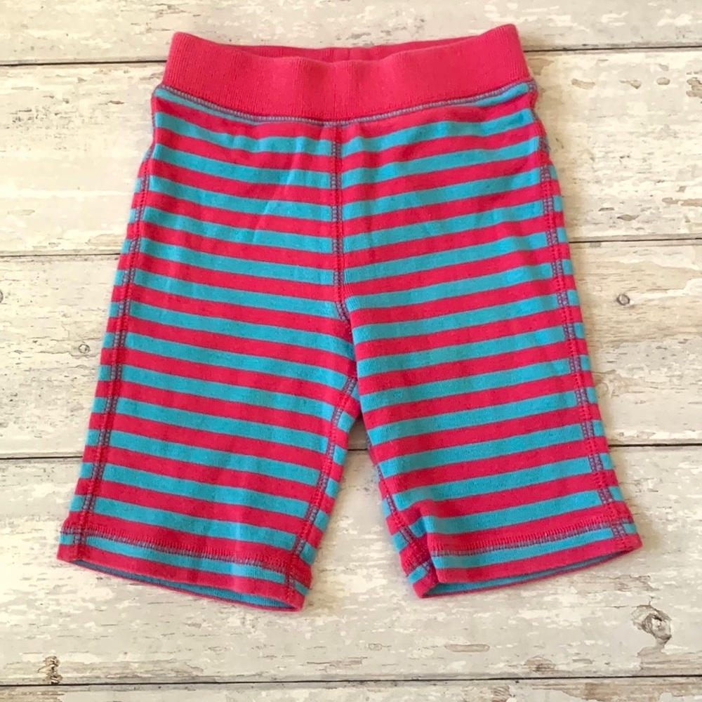 Hanna Andersson 3-6m Baby Girl Pants Pink Blue Stripes 3m 6m EU Size 60